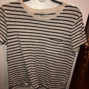 Navy Blue Stripped Tee
